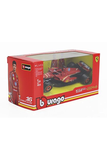 Burago Formula 1 Ferrari F1 SF24 Charles Leclerc 1/43 Diecast