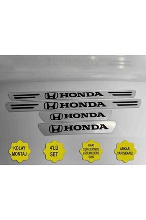 Honda Civic ile Uyumlu Kapı Eşiği Koruyucu (Ön - Arka 4'lü Set)