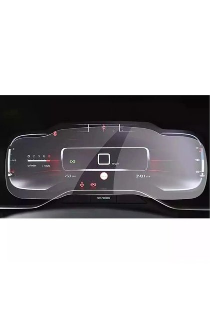 Citroen C5 Aircross Hayalet Dijital Gösterge Uyumlu 9H Nano Ekran Koruyucu 2018-2022