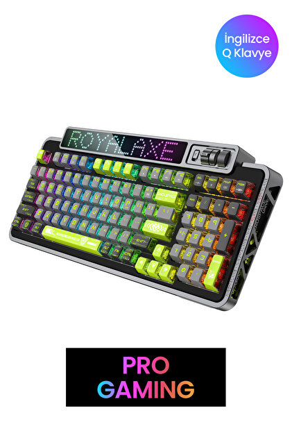 ROYALAXE Xl98 Pro Mekanik Oyuncu Klavyesi, Rgb Aydınlatma, Kablolu