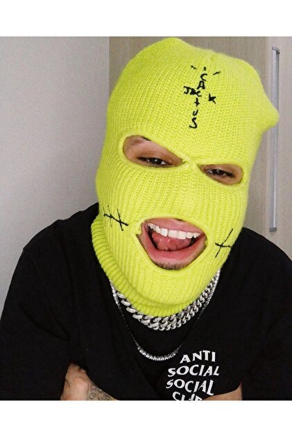 FG KONNCHWA Cactus Jack Snow Mask Travis Snow Mask Balaklava- Trendyol