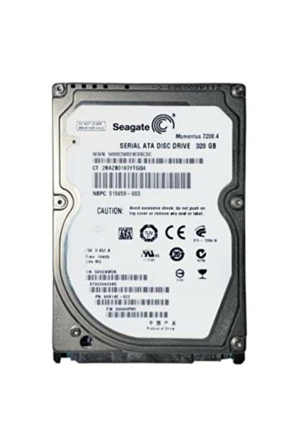 Seagate 320 Gb Harddisk 2,5