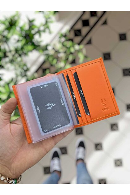 VİSSO Visso 1904 Mercedes Orange Portakal Renk Dünyası Hakiki Deri