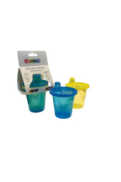 ŞUBU BABY 2'Lİ BEBEK SULUK ALIŞTIRMA BARDAĞI 200ML(2 ADET)