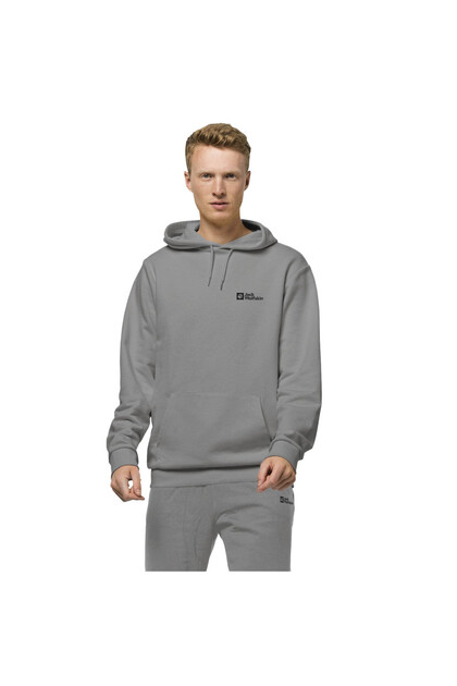 Essential Hoodie Erkek Mavi Sweat ERKEK SWEATSHIRT A63872