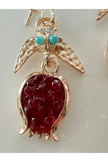Newyear-Shanş-Fulk-Fulk-New Year-Red Pomegranate Necklace