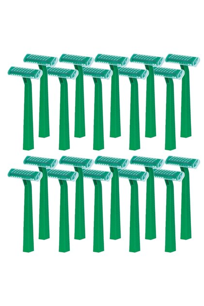 Bath Shaving Razor (Green) 20 Pieces
