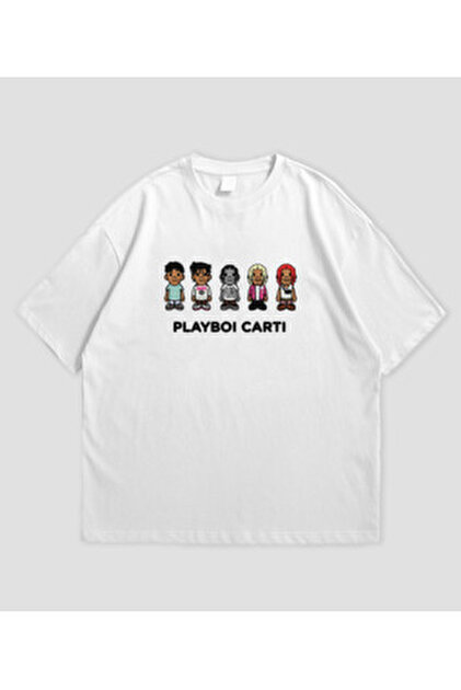 Adrift Playboi Carti -I Am Music Album Design Unisex Oversize T