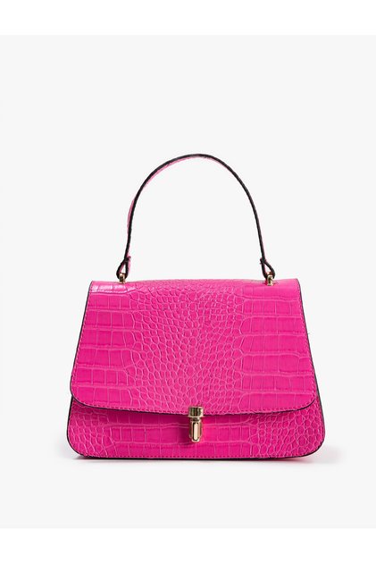 Crossbody Bag Crocodile Faux Leather