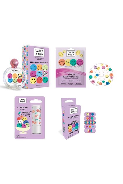 Lisanslı SMILEY WORLD Çocuk Parfümü Ve Kişisel Bakım Seti