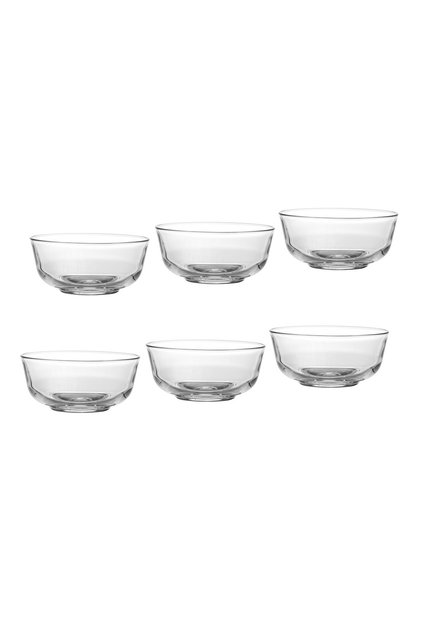 Glass yogurt set for sweets and nuts, 6 pieces