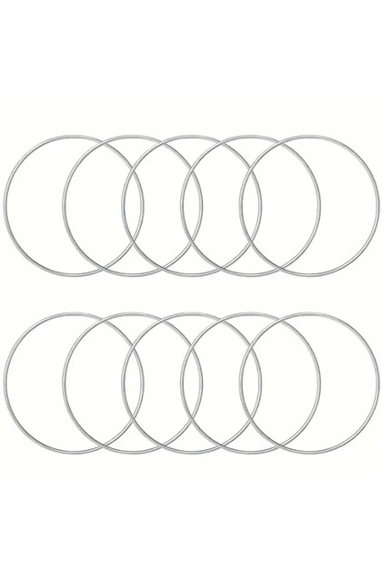 1 Piece 25 cm Metal Only Circle Galvanized Circle Wire Pulley Door Decoration Wall Decoration Door Hanger