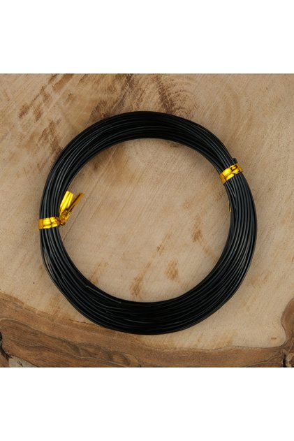 Black Color Enamel Coated Copper Wire 1 mm Jewelry Crown Flower Hobby Design Handwork Experiment Wire