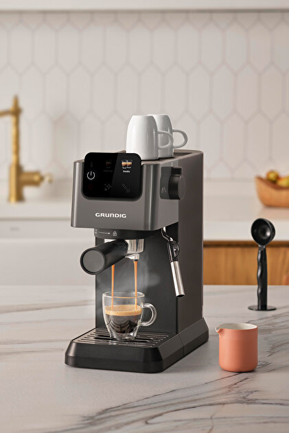 Grundig Delisia Coffee KSM 4330 Süt Köpürtücülü Manuel Espresso