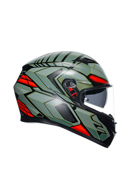 agv k3 green Street Helmet-Matte Salvia Green-XL face road helmet that takes all the characteristics of a versatile AGV K3 SV Tribe 46