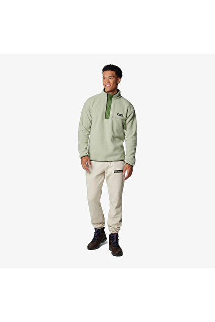 Columbia Helvetia Half Snap Erkek Kahverengi Outdoor Polar