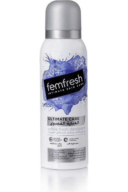 Ultimate Care Active Fresh Intimate Deodorant, 125ml
