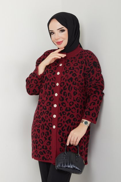 Women's Leopard Knitwear Cardigan