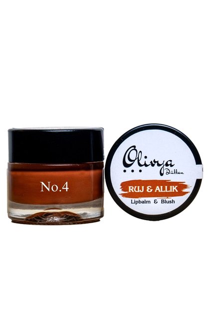Natural Lipstick & Blush - Brown Tone - Balm Form - Clean Makeup Product