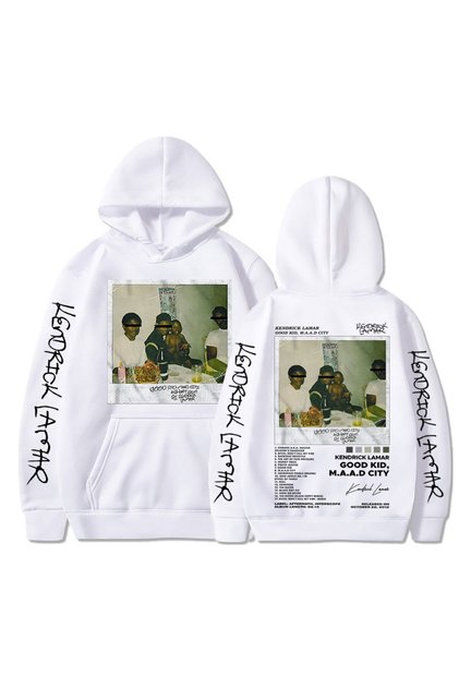 Ράπερ Κέντρικ Λαμάρ Hoodie ανδρικά φούτερ με κουκούλα Y2k Vintage Hoodies με μακριά μανίκια για αγόρια