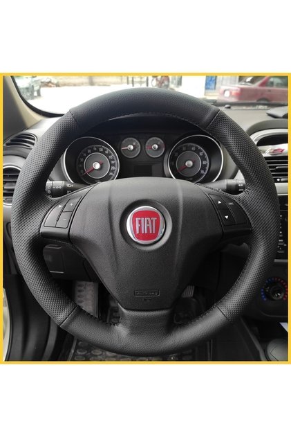 AÇIKLAMAMIZI OKUYUNUZ! Fiat Linea Doblo- Fiorino Punto Tuşlu Versiyon Araca Özel Dikmeli Direksiyon Kılıfı