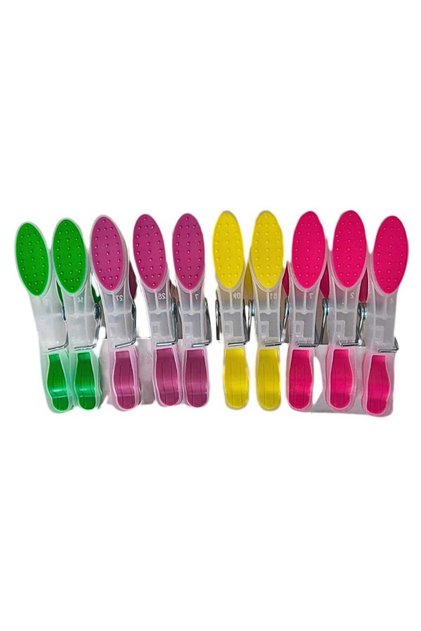 30 Pieces 1St Quality Steel Spring Non-Marking Silicone Super Strong Laundry Latch Latch