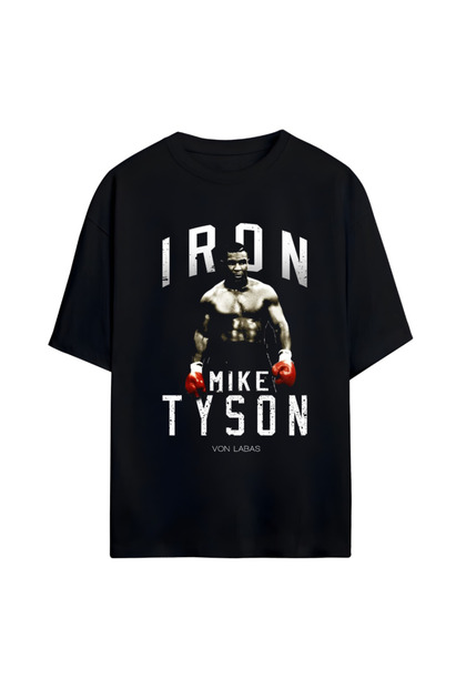 Iron Mike Tyson Printed Unisex Oversize Cotton Tshirt