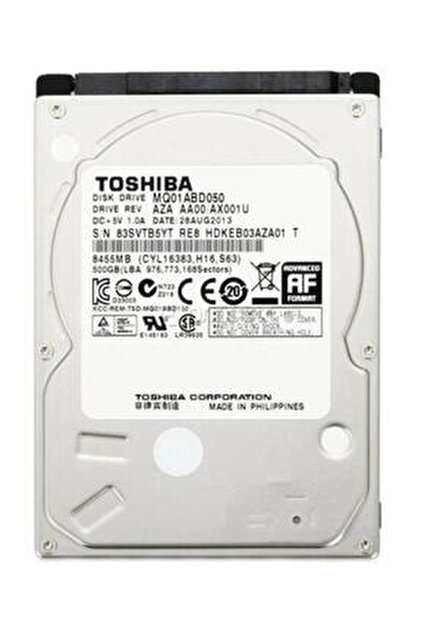 Toshiba Mq01abd050v 500 Gb 5400 Rpm 8 Mb Sata 3 2.5