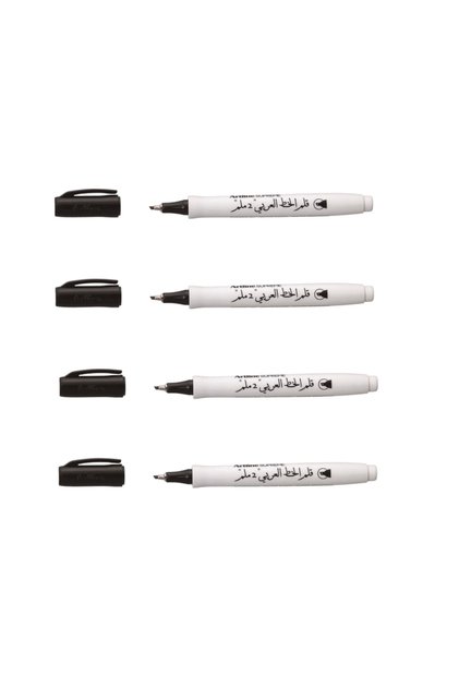 ARTLINE SUPREME CALLIGRAPHY PEN 2.0 ARABIC CALLIGRAPHY PEN TIP: 2.0 mm BLACK (4 Pieces)