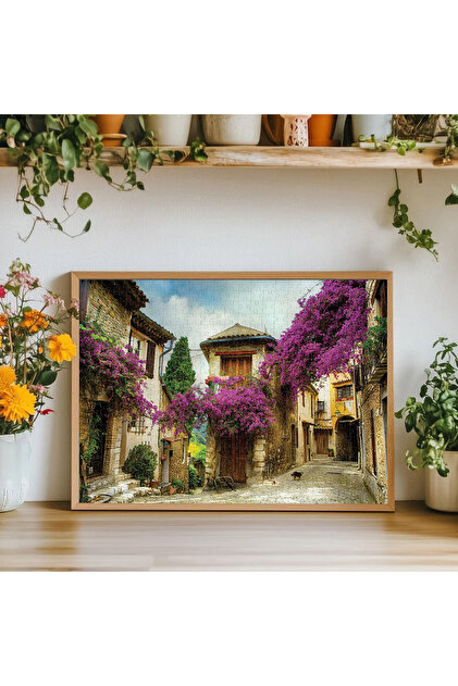 Ks Games 500 Parça Çiçekli Köy Evleri Puzzle - Fiyatı, Yorumları