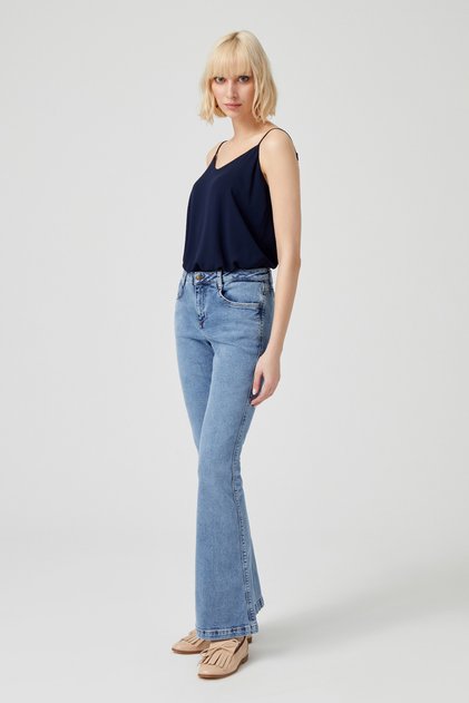 Spanish Leg Denim Trousers