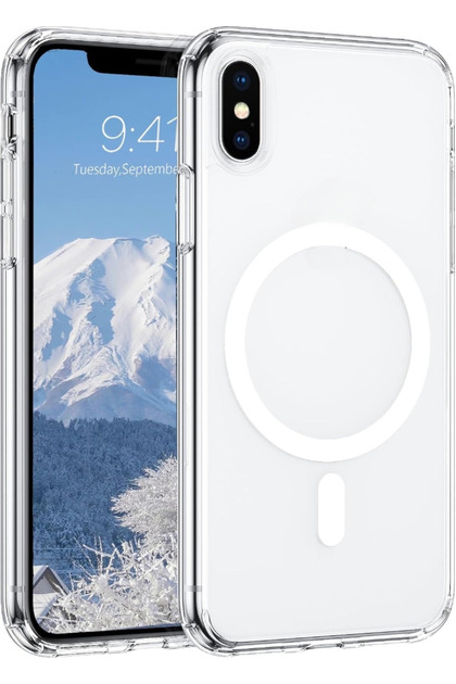 Fibaks iPhone XS MAX Kılıf Magsafe Wireless Kablosuz Şarj Destekli