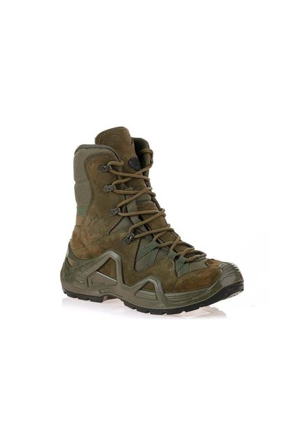 Khaki Leather Men's Waterproof Tactical Boots P1490nh
