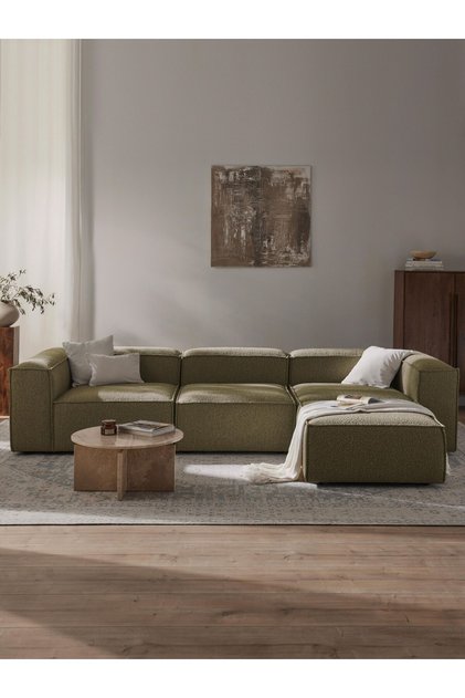 Soft Bukle Modüler Köşe - InNature Home