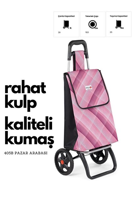 Perilla DM405B Pazar Arabası Pembe - Fiyatı, Yorumları