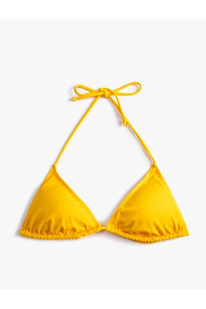 Triunghi Bikini Top Halter Gât acoperit