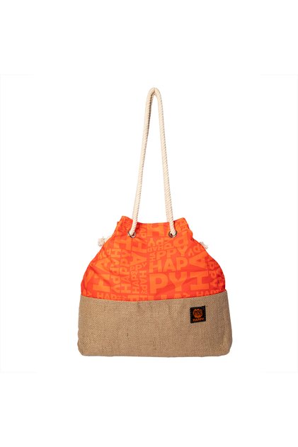 Moods Up Happy Jute Bag