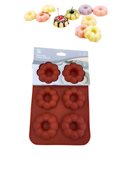 Professional Silicone Flower Mold 6 Compartments