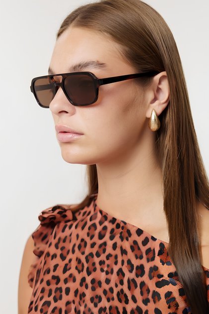 Leopard Vintage Sunglasses