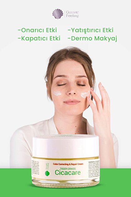 Oceanic Feeling Tiger Grass Cicacare Cica Krem Yatıştırıcı Renk