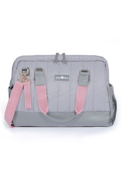 Milk&Moo Diaper Bag Quilted Dark Gray