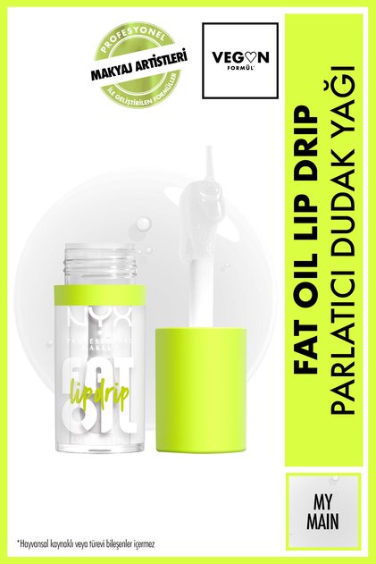 Fat Oil Lip Drip Parlatıcı Dudak Yağı - My Main