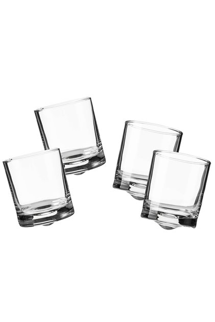 A Set Of 4 Cups For Juice And Rotating Drinks 250 Ml