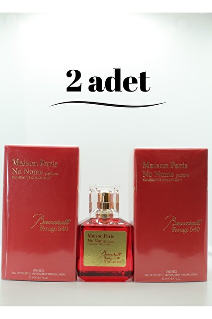 134 Baccarat 540 Unisex Parfüm 50 ml Edt 2 (İKİ) Adet