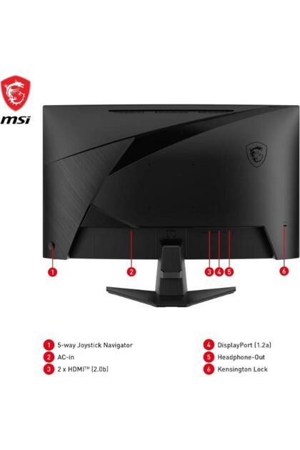 MSI MAG 27C6F 27'' FHD CURVE RAPID VA 180HZ 1MS ADAPTIVE-SYNC