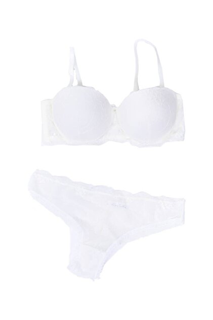 Women's Pisa Cup Push Up Strapless Bra Set