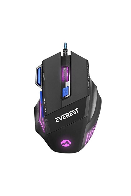 Everest Sm-g23 X-speed 7200 Dpi Gaming Mouse+mouse Pad-si?yah