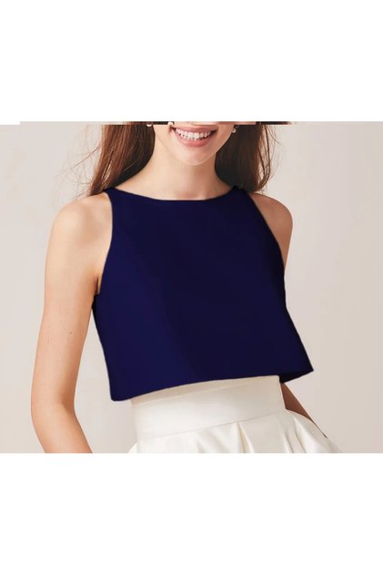 Women's Satin Evening Dress Open Back Oval Cut Bustier