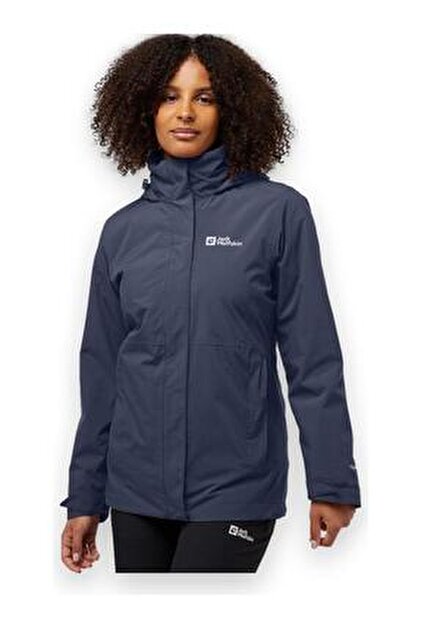 Jack Wolfskin A60333-1388 Rotwand 3IN1 W Kadın Oudoor Mont