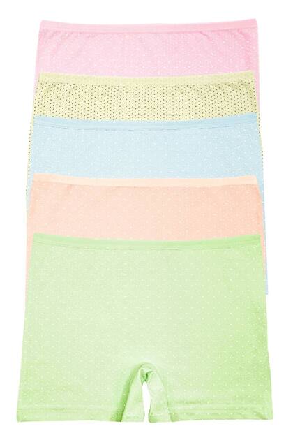 101 Mini Points Pack of 5 Girls Boxer Shorts